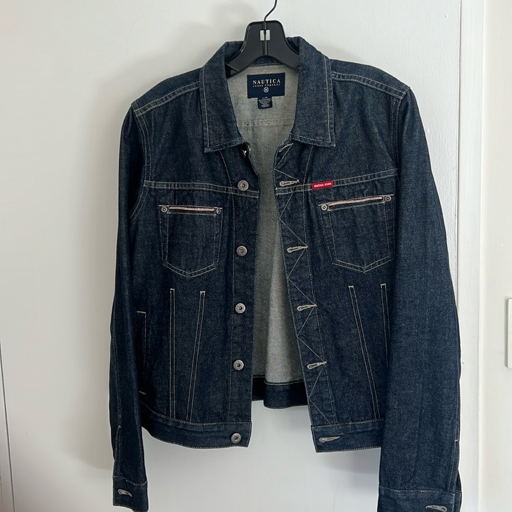 Women’s vintage 90s Nautica Jeans denim jacket large